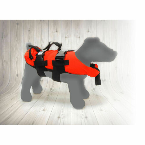 TWF Pet Life Jacket - Orange/Black